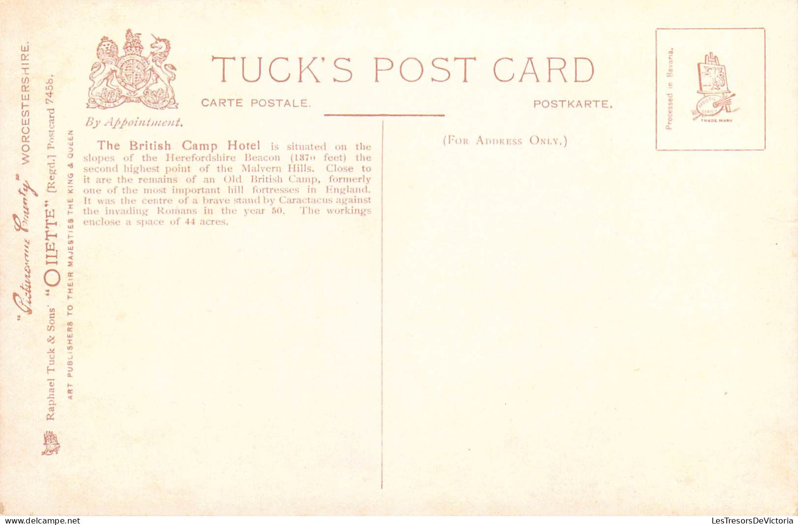 ANGLETERRE - Worcestershire - British Camp Hotel - Carte Postale Ancienne - Autres & Non Classés
