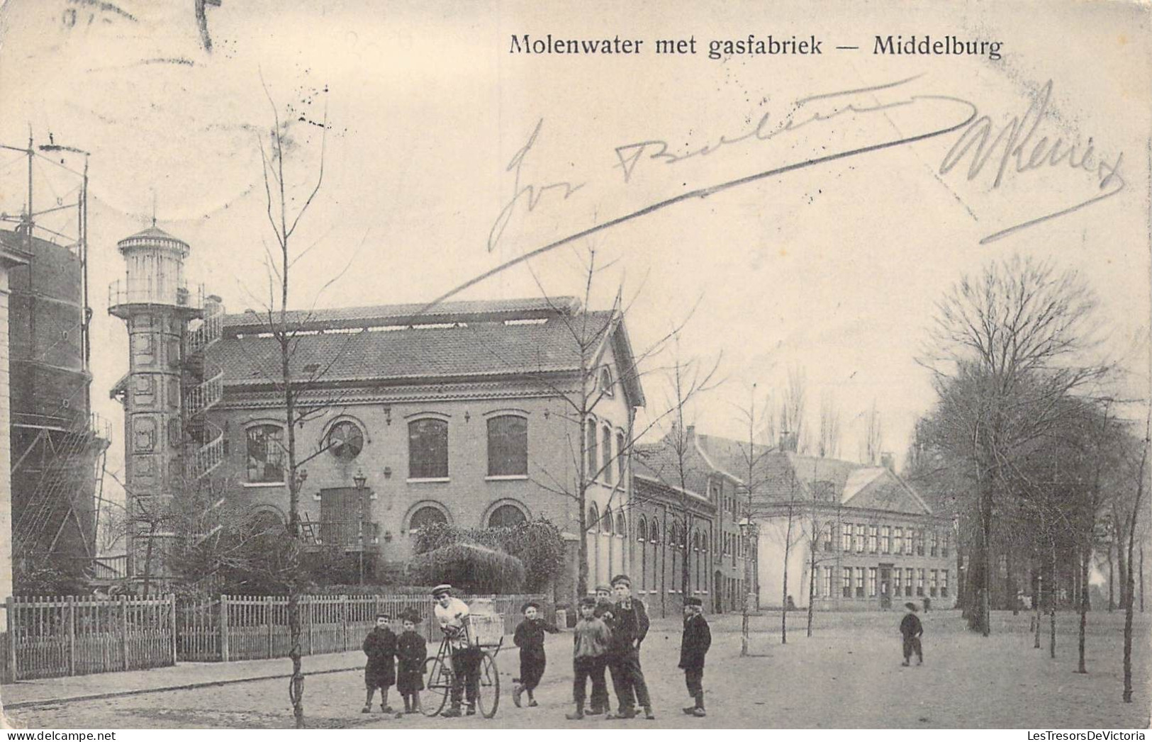 PAYS-BAS - Middelburg - Molenwater Met Gasfabriek - Carte Postale Ancienne - Middelburg