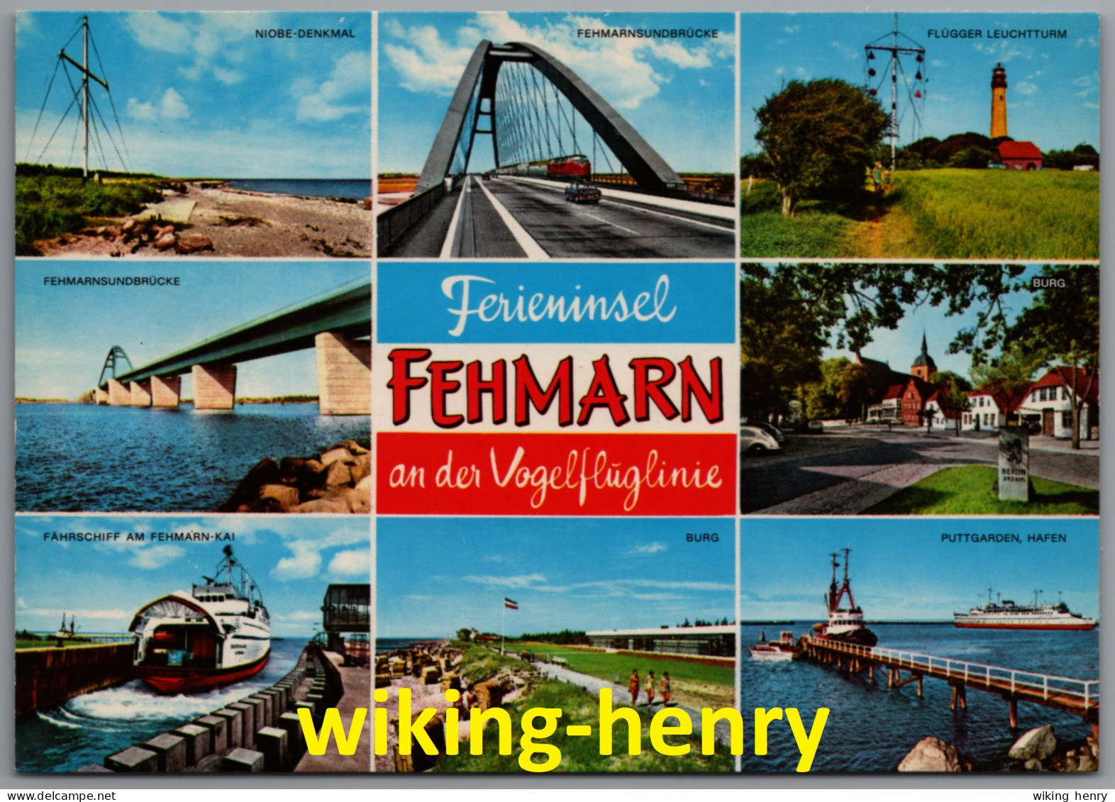 Fehmarn - Mehrbildkarte 28   An Der Vogelfluglinie - Fehmarn