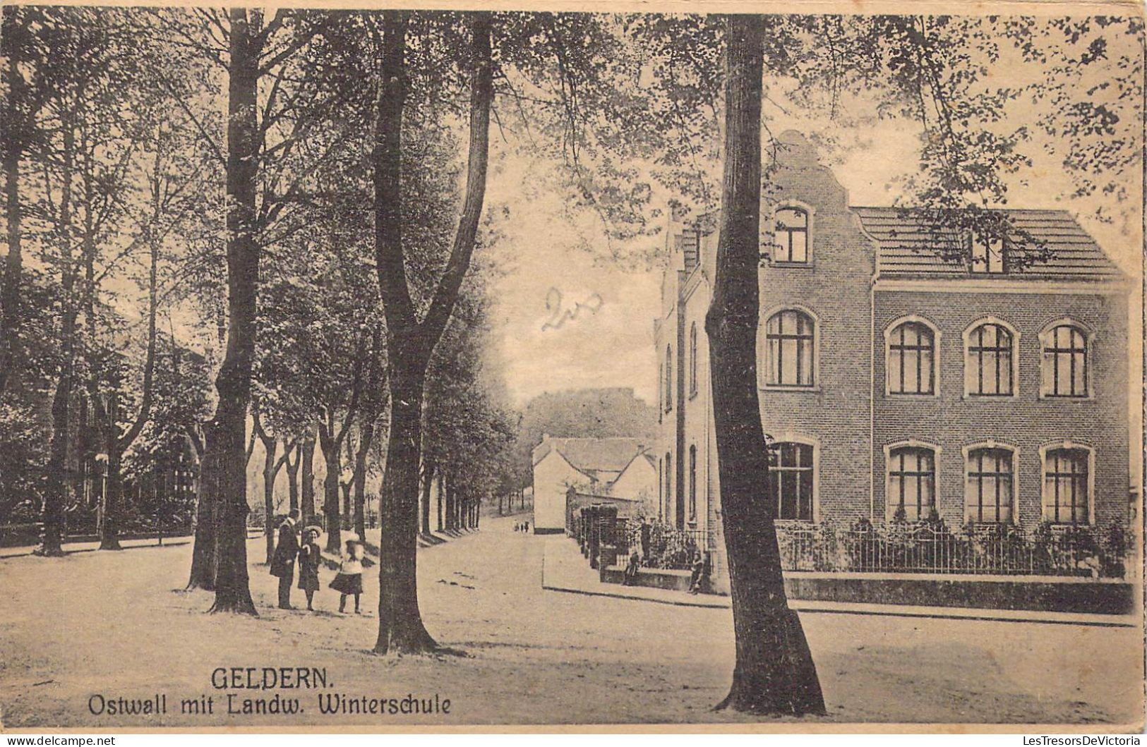 ALLEMAGNE - Geldern - Ostwall Mit Landw. Winterschule - Carte Postale Ancienne - Geldern