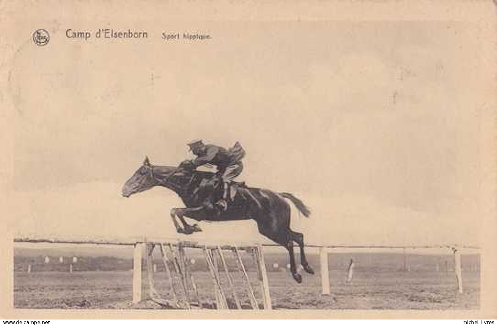 Camp D'Elsenborn - Sport Hippique - Circulé En 1928 - Animée - TBE - Elsenborn (camp)