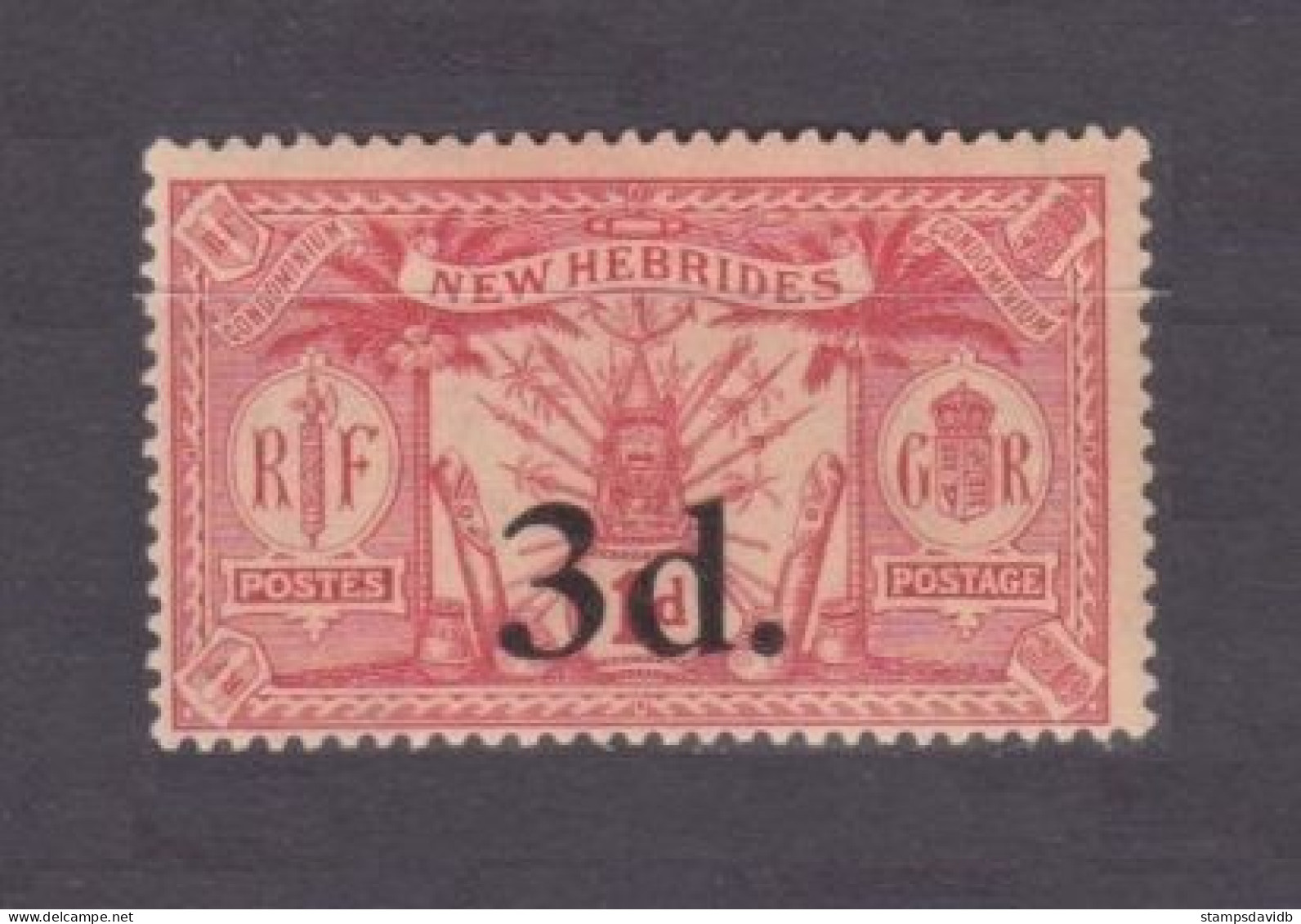 1924 New Hebrides 64 Overprint - #74 8,00 € - Neufs