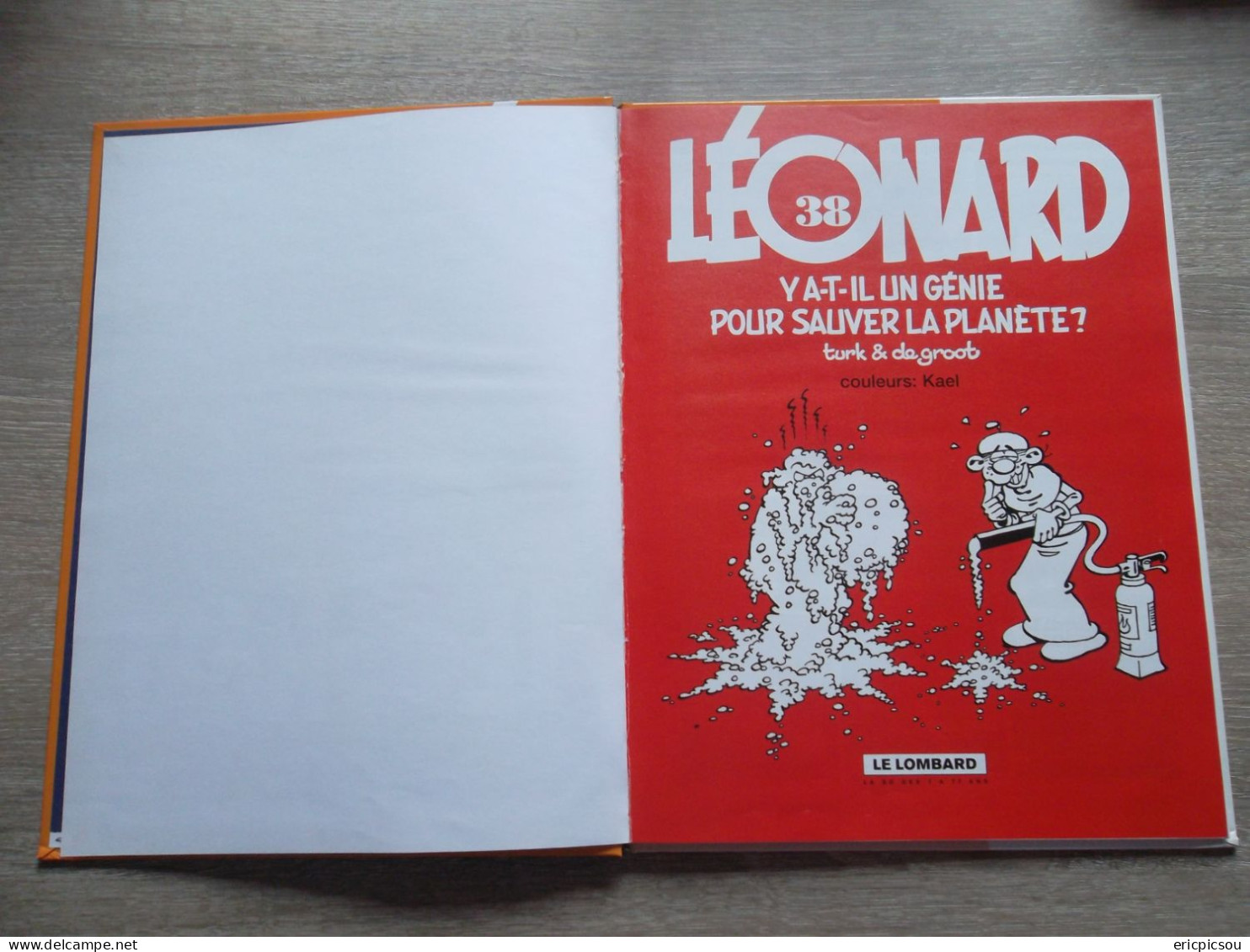 Léonard N38 "  Y A-t-il Un Génie Pour Sauver La Planète " E.O. 2008 - Léonard