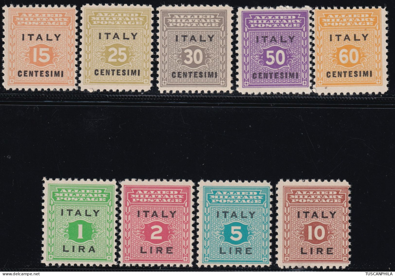 Serie Completa Sass 1 MNH** - Anglo-american Occ.: Sicily