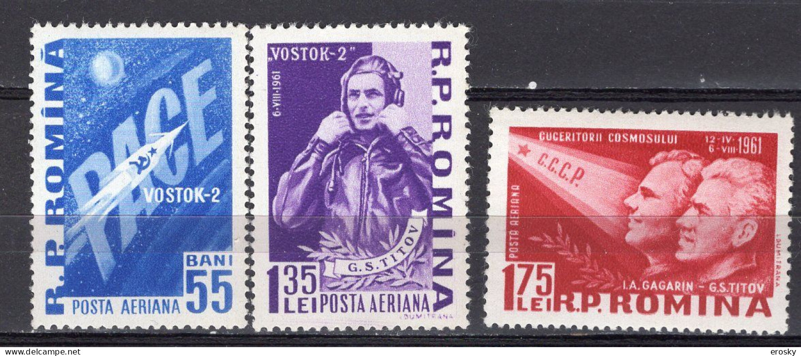 S2520 - ROMANIA ROUMANIE AERIENNE Yv N°146/48 **  ESPACE SPACE - Ungebraucht