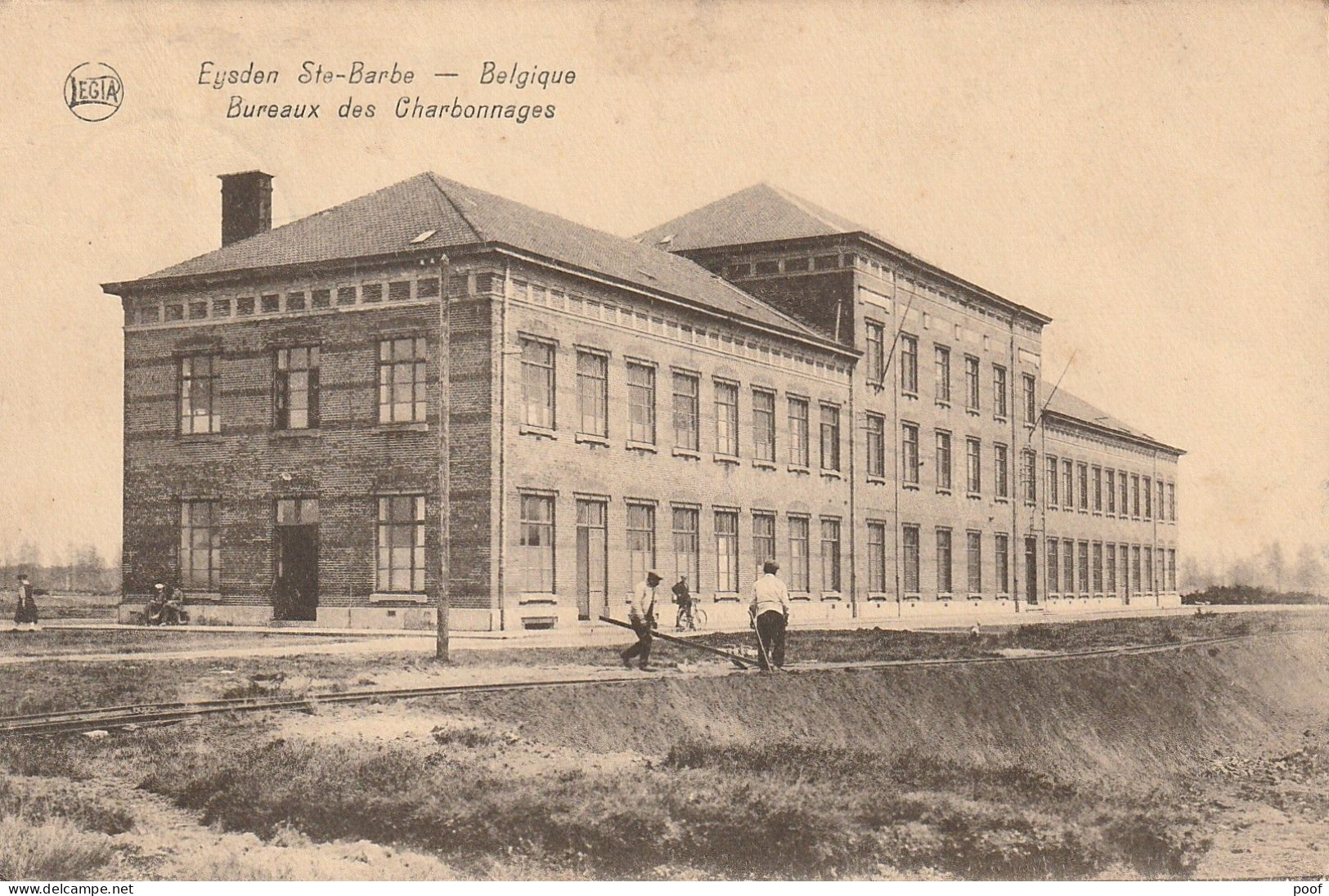 Eysden Ste-Barbe / Eisden : Bureaux Des Charbonnages --- 1927 - Maasmechelen