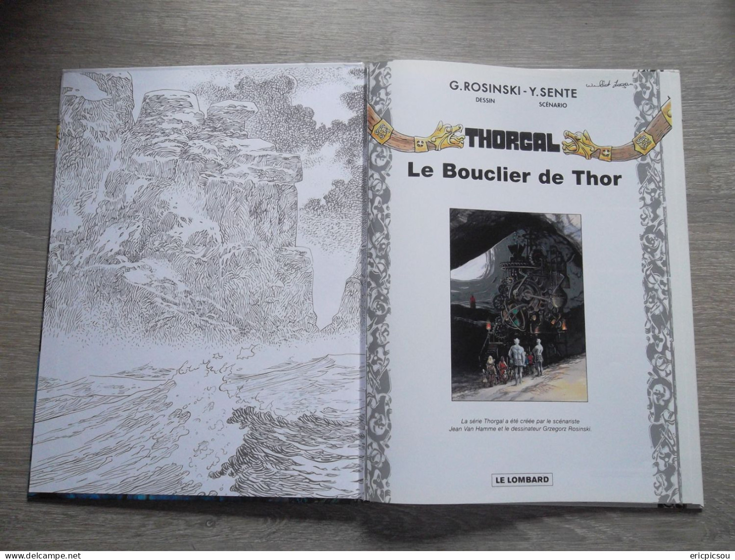 THORGAL  N31 " Le Bouclier De Thor " E.O.2008 - Thorgal