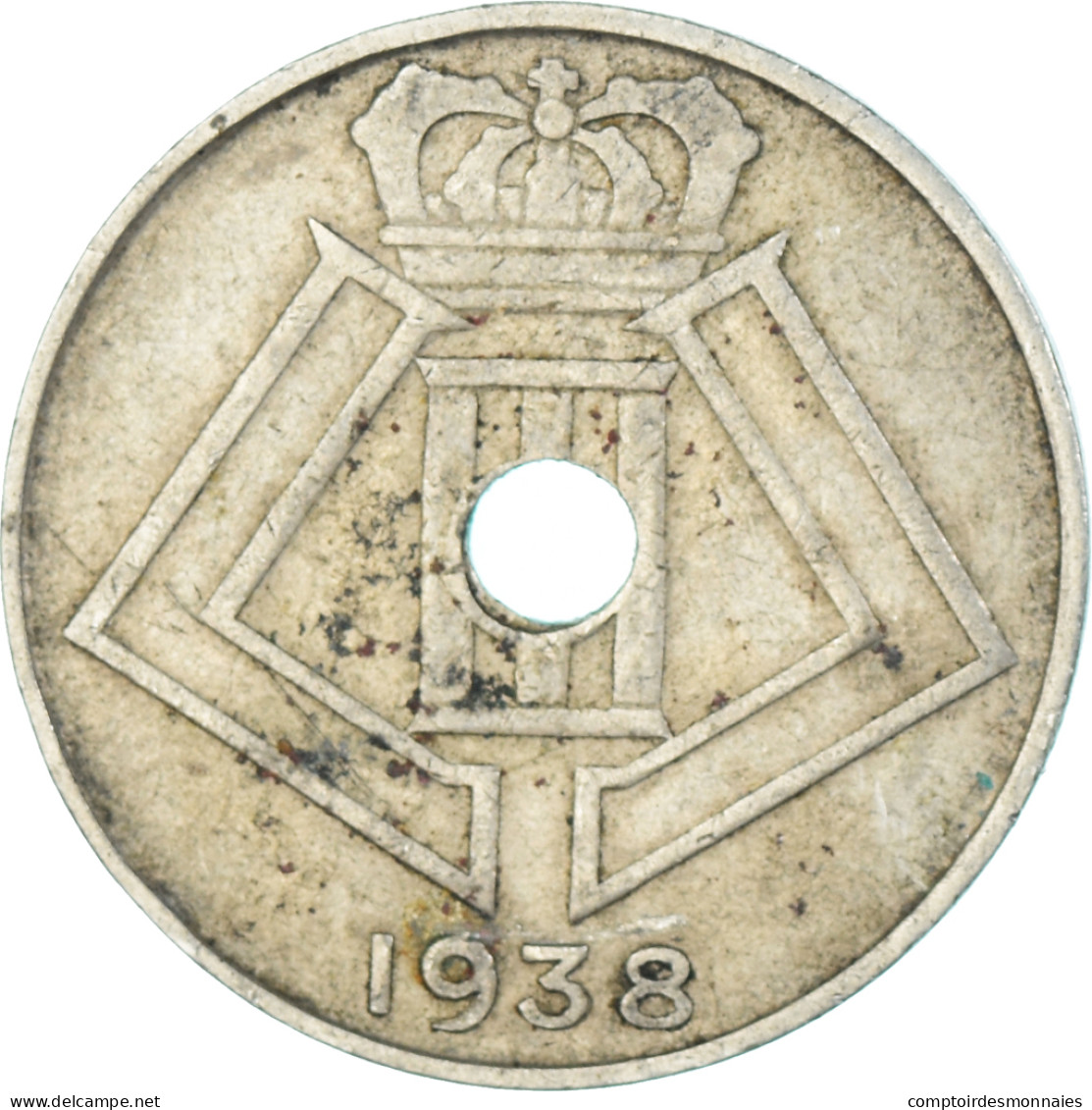 Monnaie, Belgique, 10 Centimes, 1938 - 10 Centimes