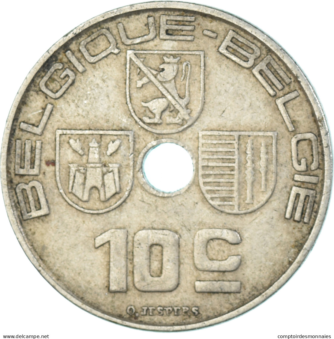 Monnaie, Belgique, 10 Centimes, 1938 - 10 Centimos
