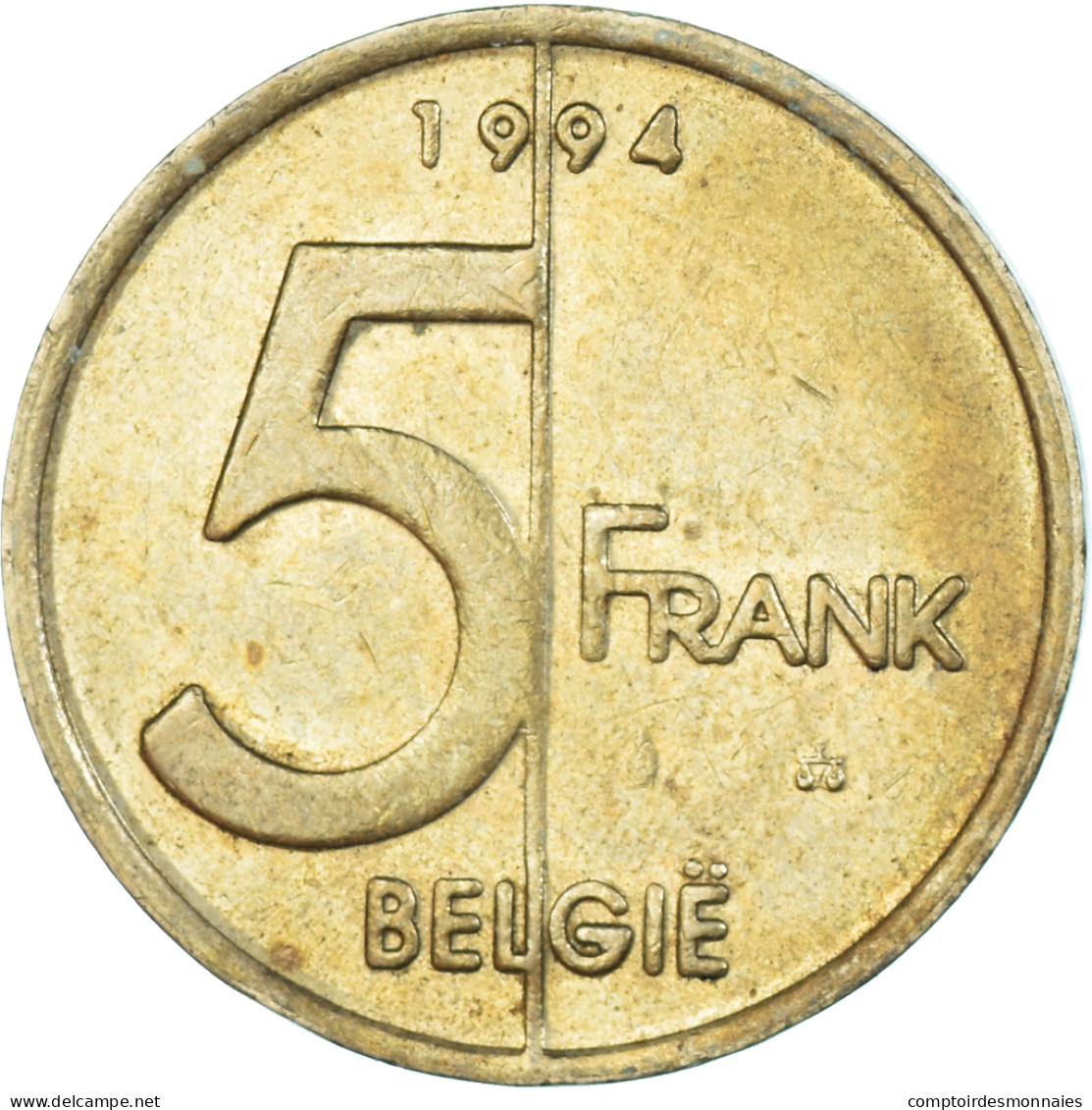 Monnaie, Belgique, 5 Francs, 5 Frank, 1994 - 5 Francs