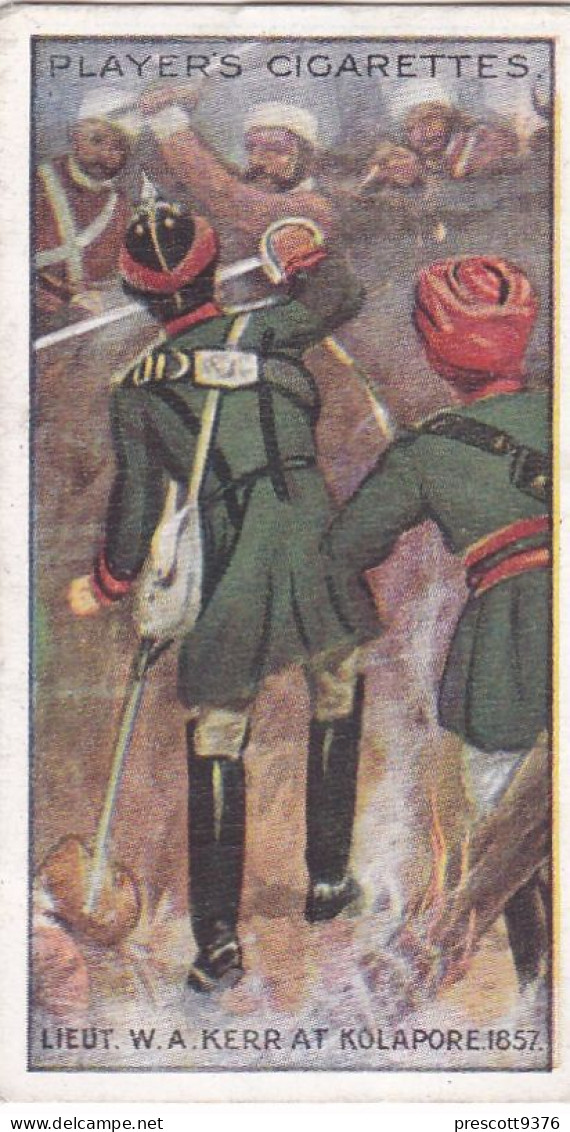 Victoria Cross 1914 -Players Cigarette Card - Military -  9 Leot Kerr, India 1857 - Player's