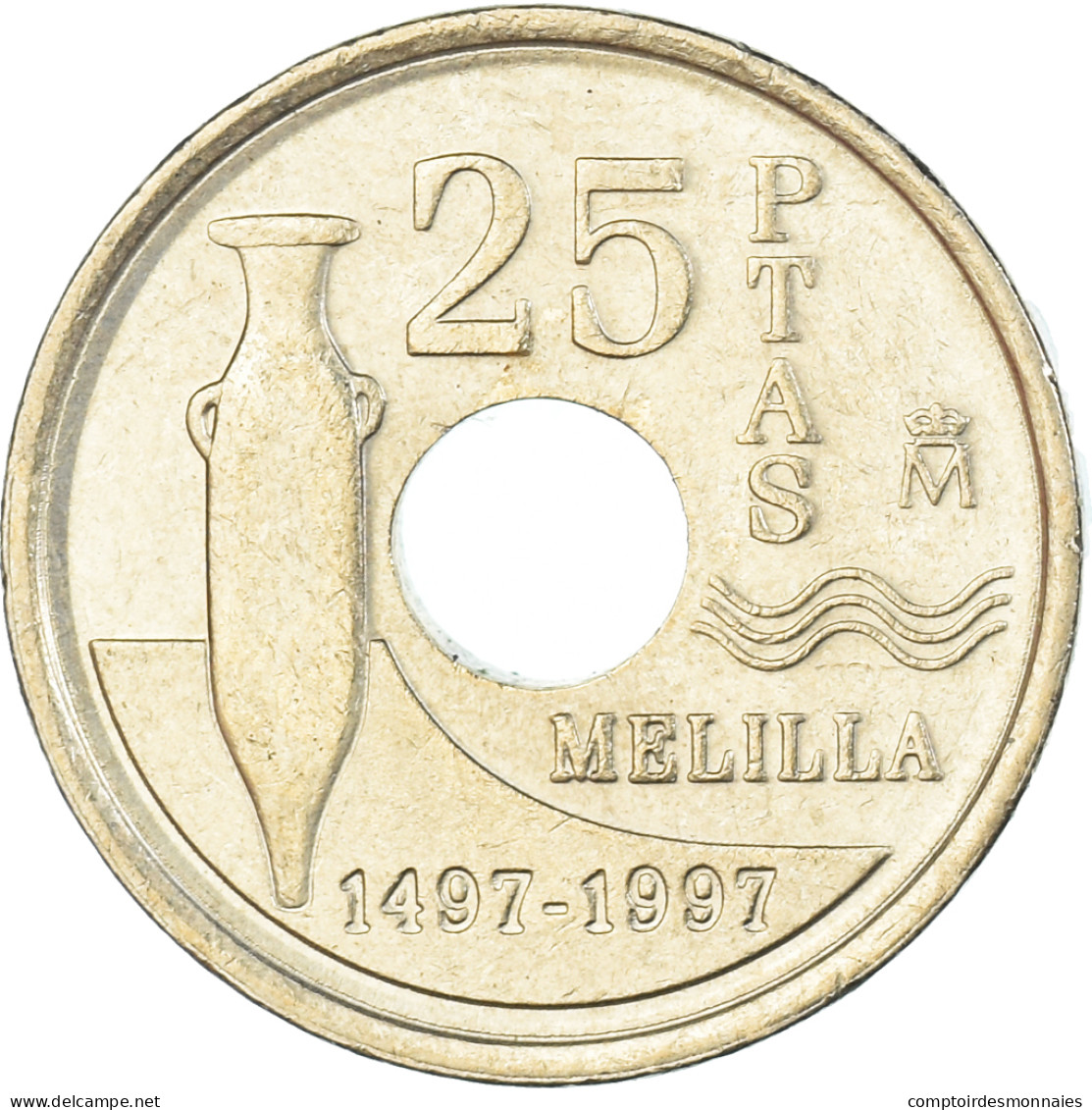 Monnaie, Espagne, 25 Pesetas, 1997 - 25 Pesetas