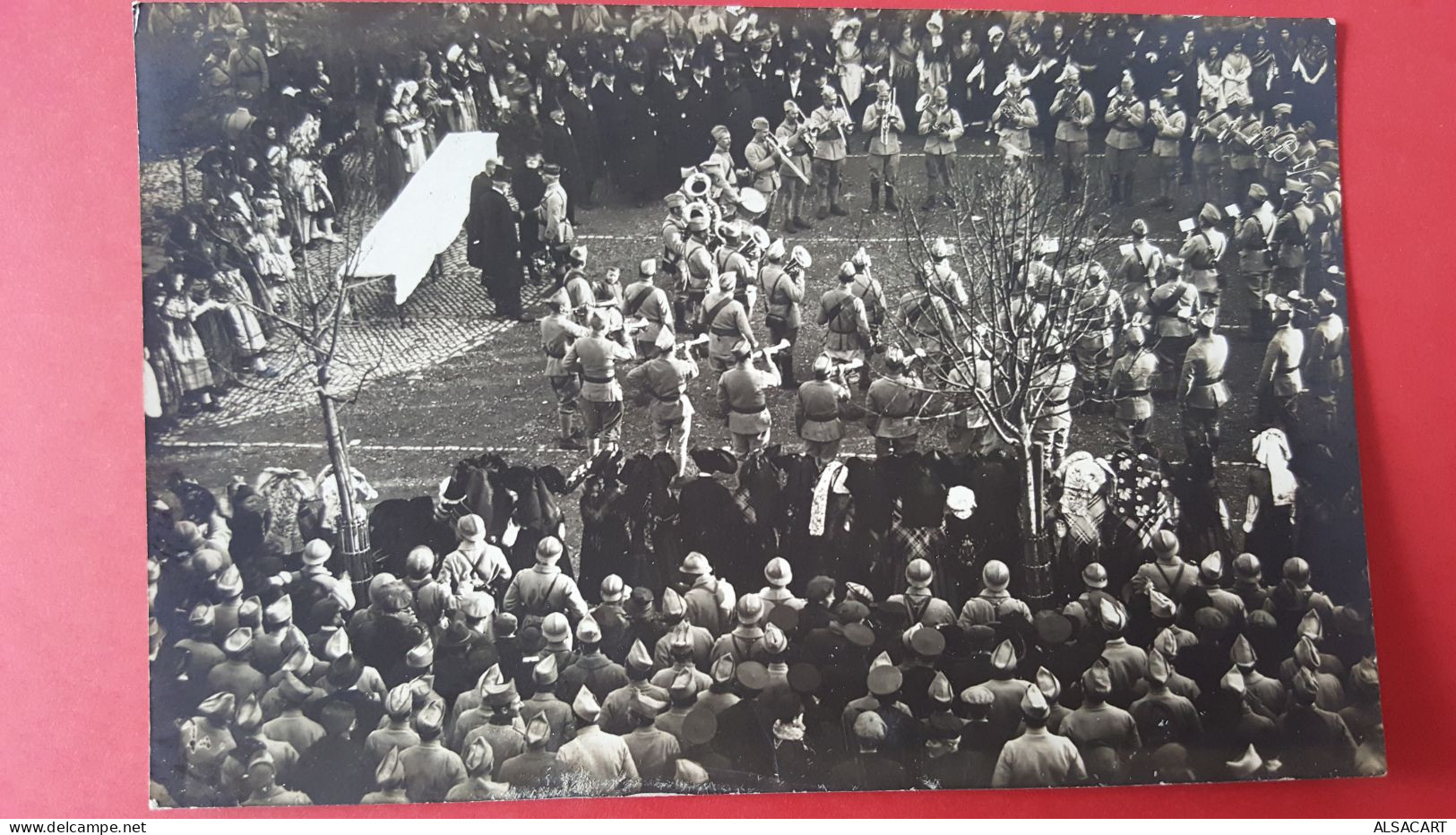 Carte Photo , Saverne , Groupe Militaire - Saverne