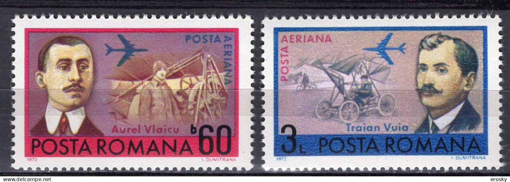 S2542 - ROMANIA ROUMANIE AERIENNE Yv N°234/35 ** AVIATION - Unused Stamps
