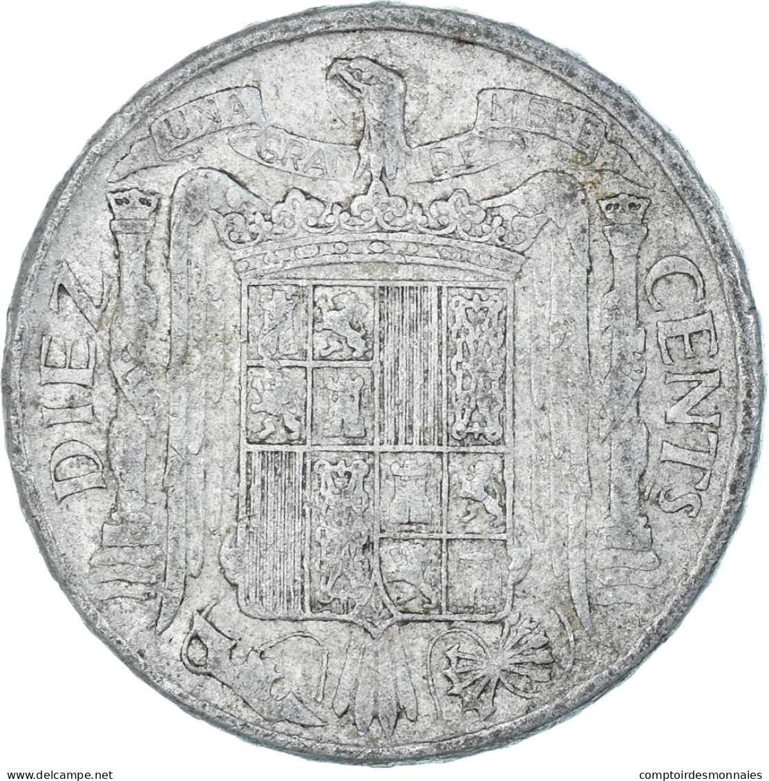 Monnaie, Espagne, 10 Centimos, 1953 - 10 Centimos