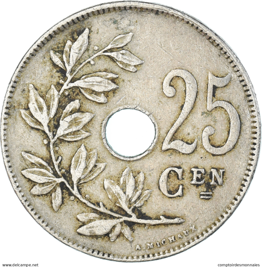 Monnaie, Belgique, 25 Centimes, 1921 - 25 Centimes