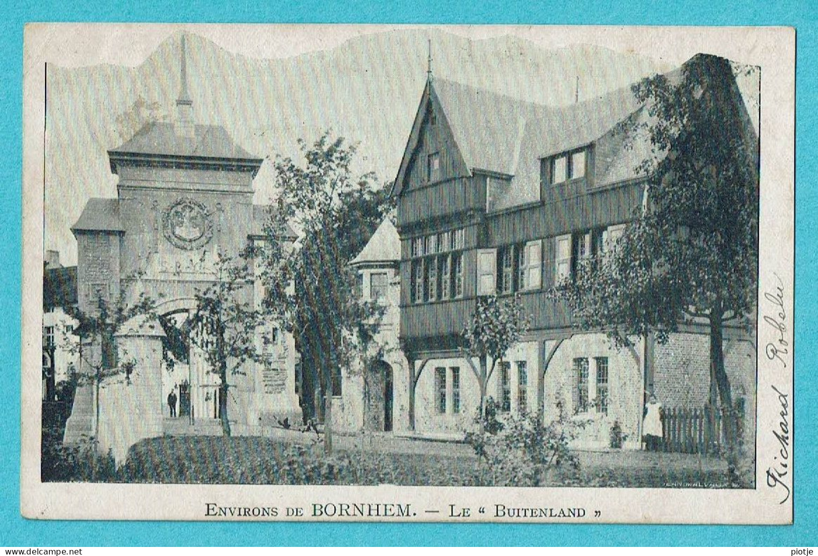 * Bornem - Bornhem (Antwerpen) * Environs De Bornhem, Le Buitenland, Porte, Animée, Façade, Unique, Old - Bornem