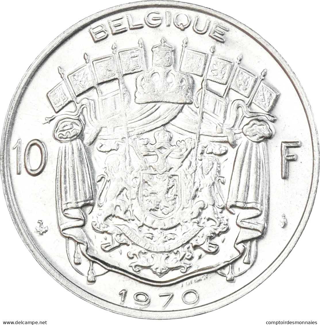 Monnaie, Belgique, 10 Francs, 10 Frank, 1970 - 10 Francs