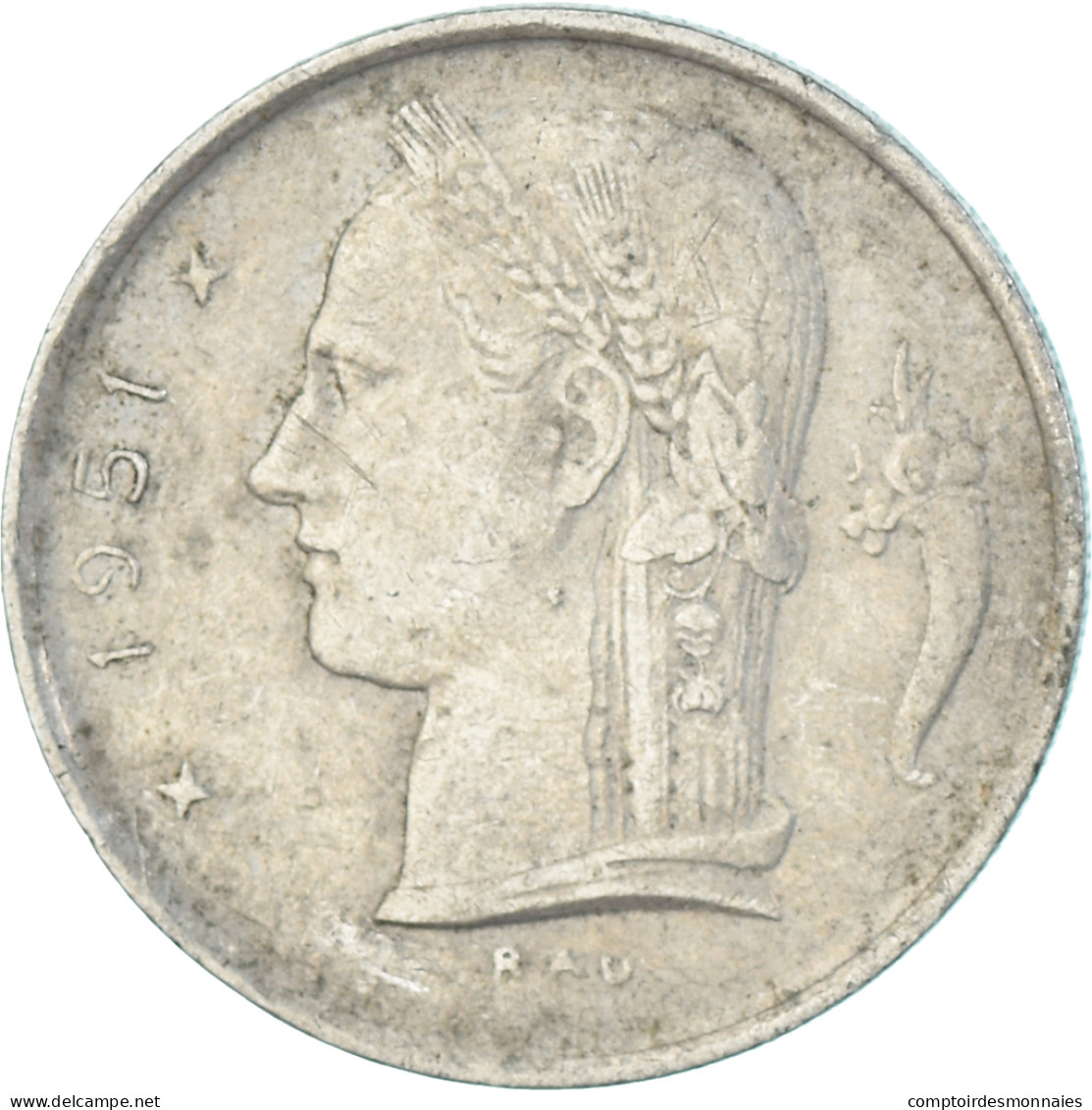 Monnaie, Belgique, Franc, 1951 - 1 Franc