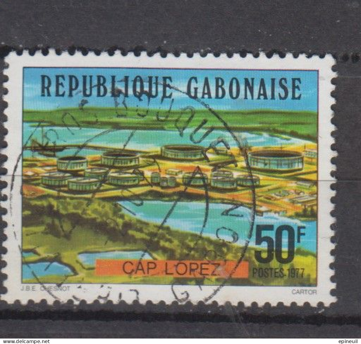 GABON ° 1977 YT N° 373 - Gabon (1960-...)