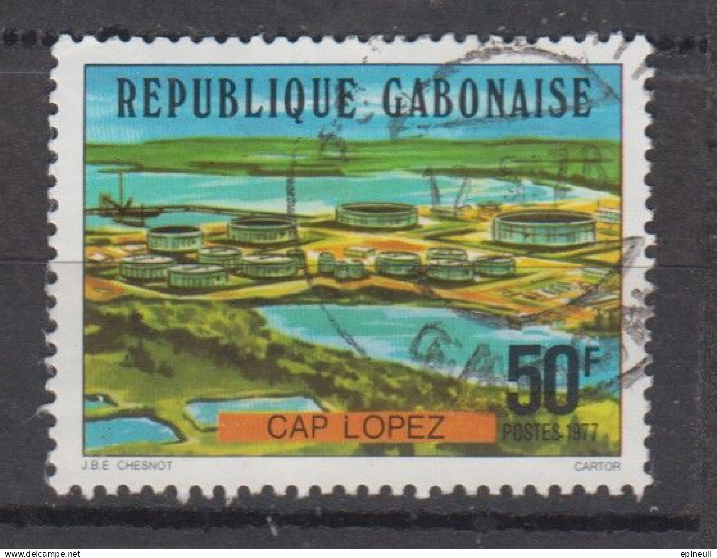 GABON ° 1977 YT N° 373 - Gabon (1960-...)