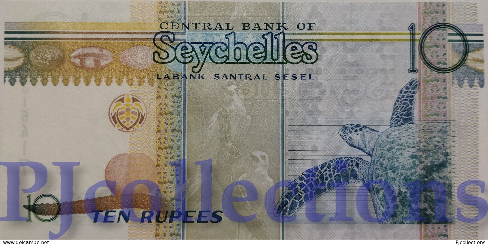 SEYCHELLES 10 RUPEES 1998 PICK 36b UNC - Seychellen