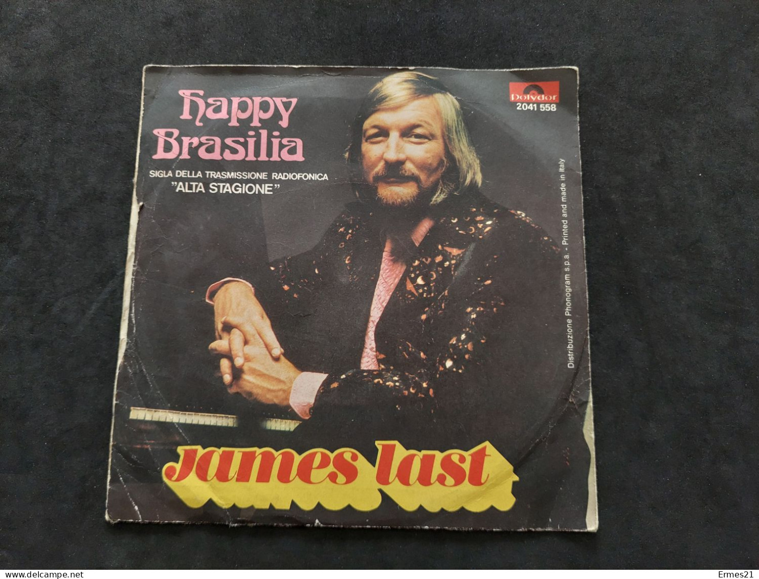 Disco James Last. 45g. Romance. Beethoven74. Festivalbar.1974.   Confezione Originale. Condizioni Ottime. Usato. - New Age