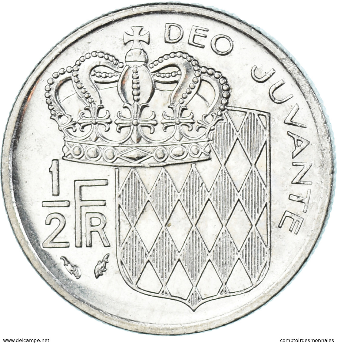 Monnaie, Monaco, 1/2 Franc, 1982 - 1960-2001 Nouveaux Francs