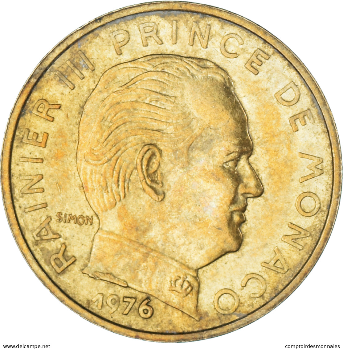 Monnaie, Monaco, 10 Centimes, 1976 - 1960-2001 Nouveaux Francs