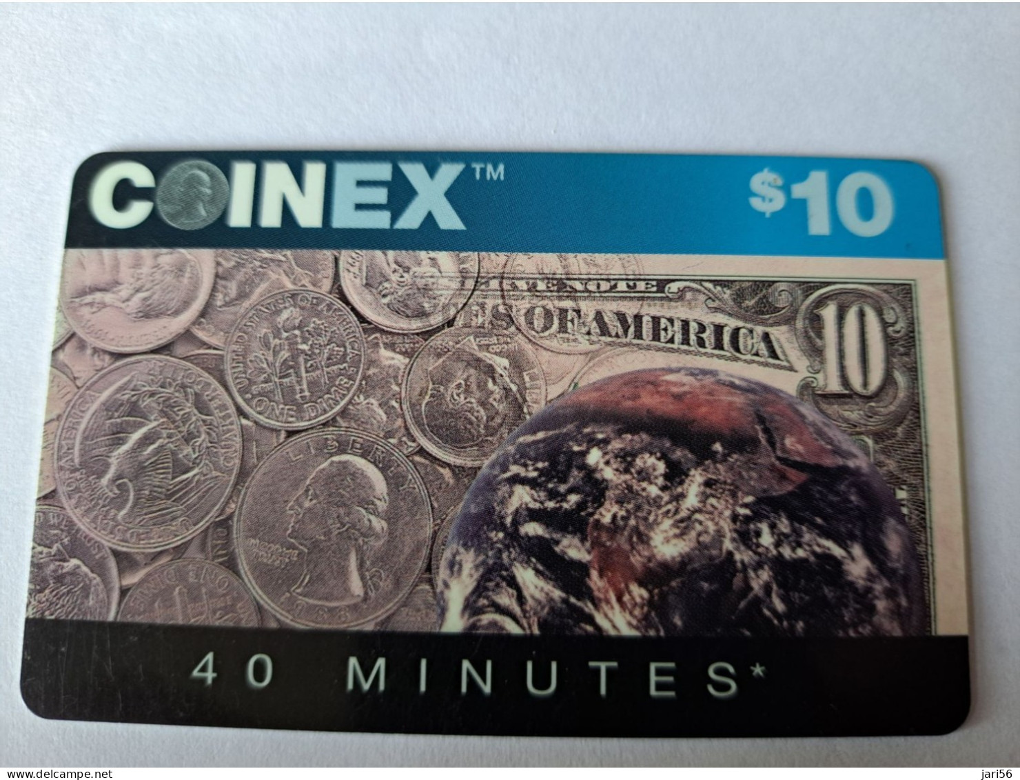 UNITED STATES USA AMERIKA / $10,- COINEX     / MONEY BANKNOTE / COINSHOW/COINSON CARD / MINT   **13205** - Amerivox