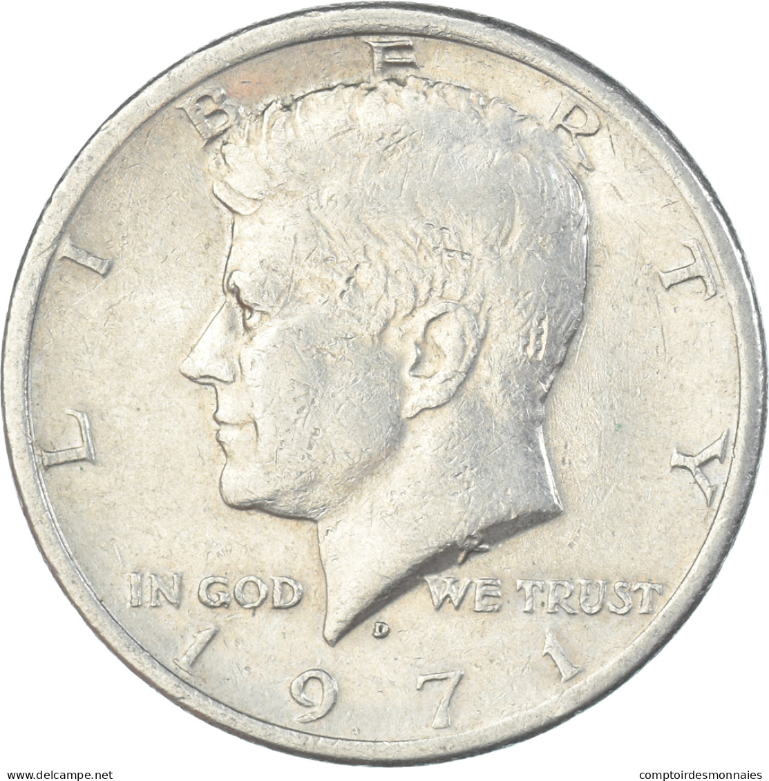 Monnaie, États-Unis, Half Dollar, 1971 - 1964-…: Kennedy