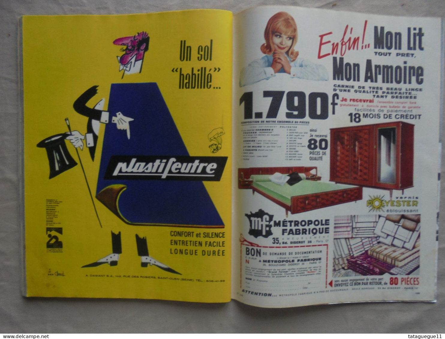 Ancien - Revue Femmes d'Aujourd'hui N° 1035 - 4 Mars 1965