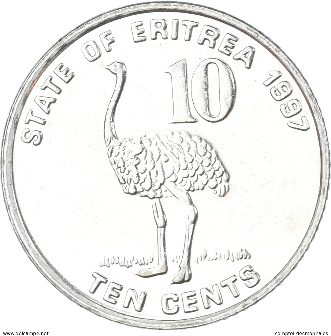 Monnaie, Érythrée, 10 Cents, 1997 - Eritrea