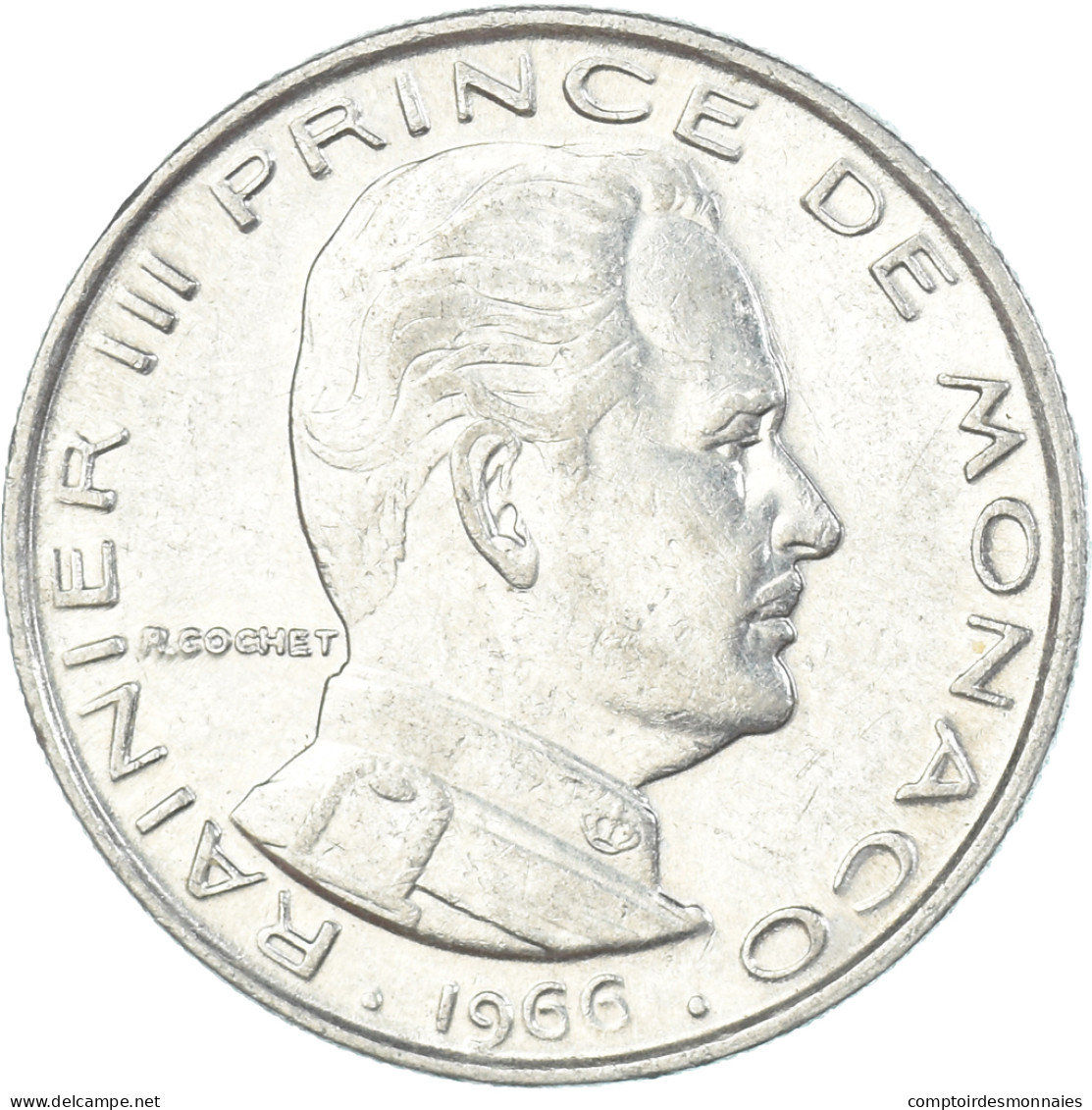 Monnaie, Monaco, Franc, 1966 - 1960-2001 Nouveaux Francs