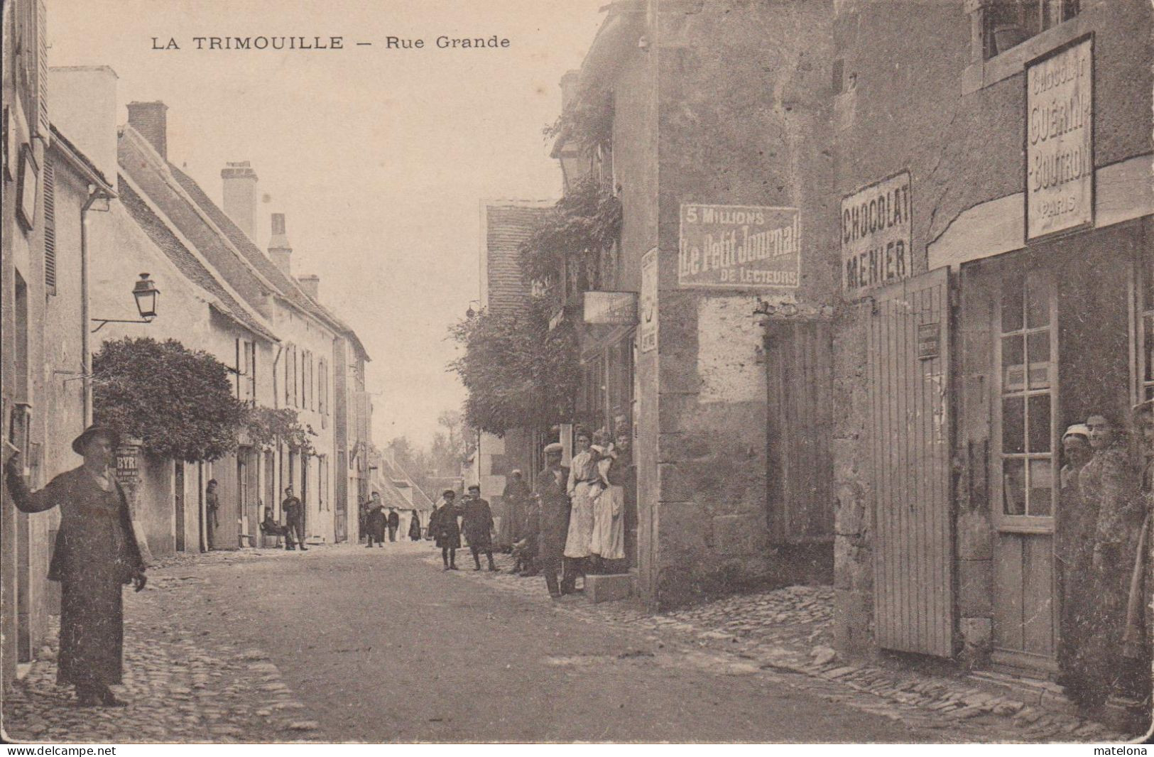 VIENNE LA TRIMOUILLE RUE GRANDE - La Trimouille