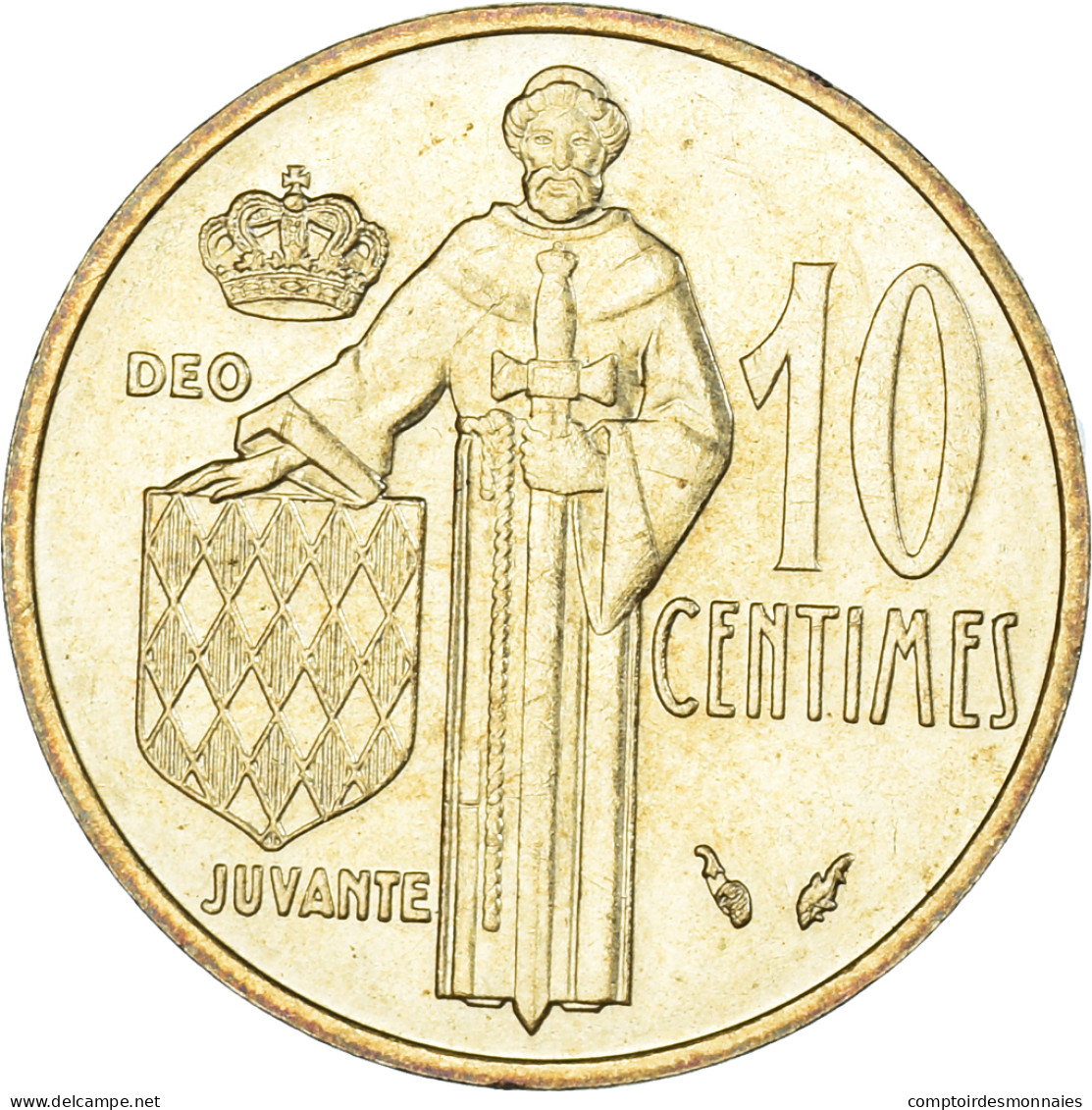 Monnaie, Monaco, 10 Centimes, 1978 - 1960-2001 Nouveaux Francs