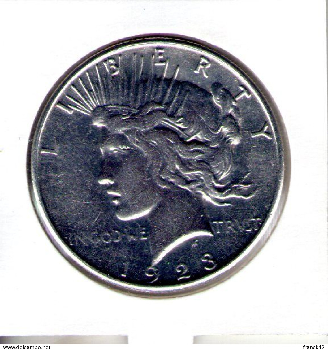 Etats Unis. 1 Dollar Peace 1923 - 1921-1935: Peace (Paix)