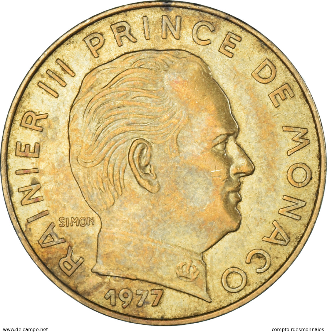 Monnaie, Monaco, 20 Centimes, 1977 - 1960-2001 Nouveaux Francs