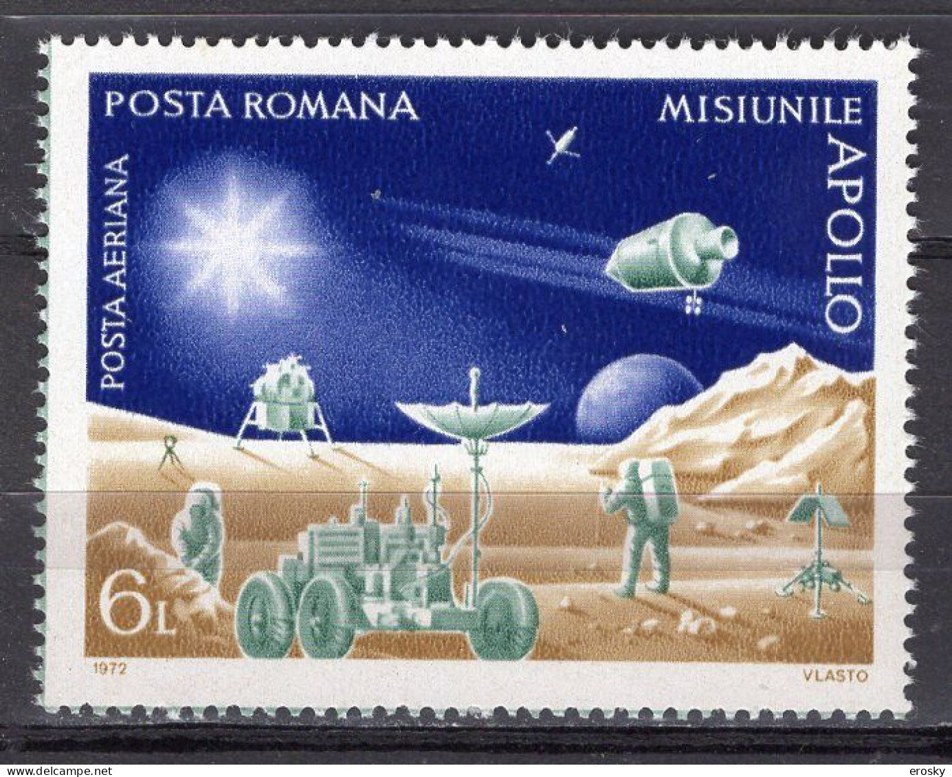 S2562 - ROMANIA ROUMANIE AERIENNE Yv EX BF N°103 ** ESPACE SPACE - Neufs