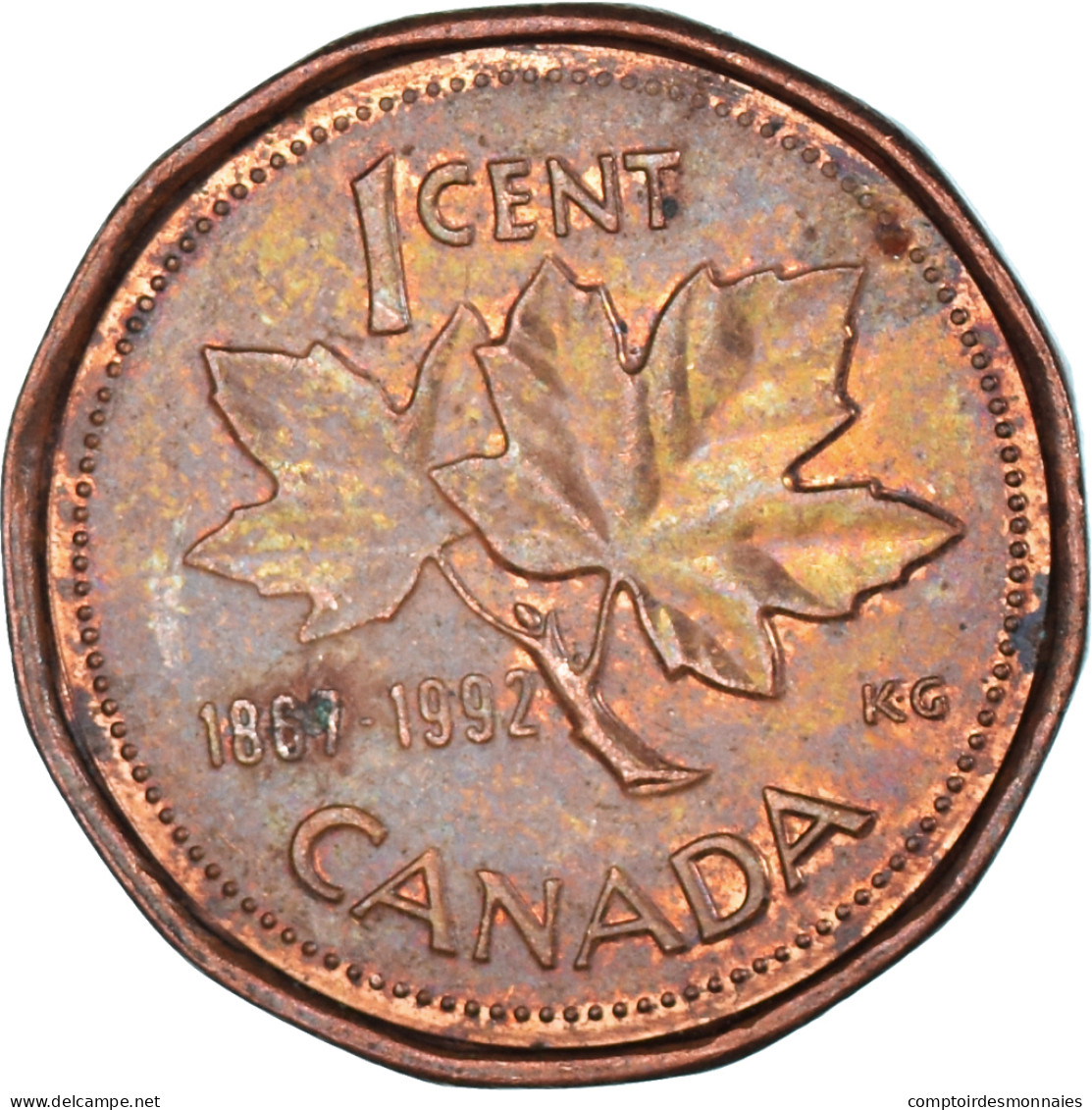 Monnaie, Canada, Cent, 1992 - Canada