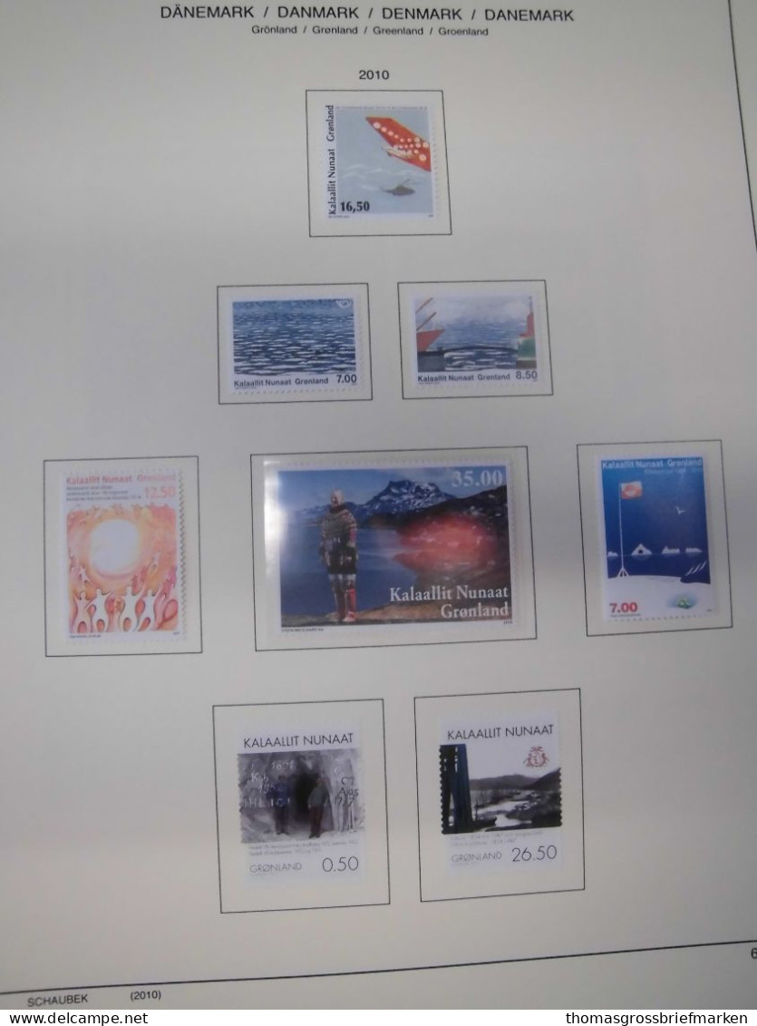 Grönland Sammlung 2010-2017 Ungebraucht Komplett Incl. Blocks (1548) - Colecciones & Series