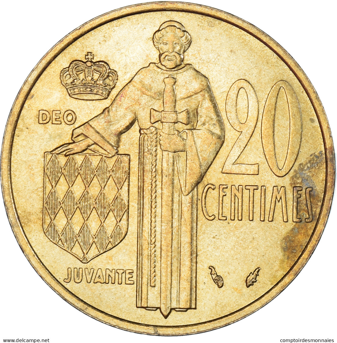 Monnaie, Monaco, 20 Centimes, 1976 - 1960-2001 Nouveaux Francs