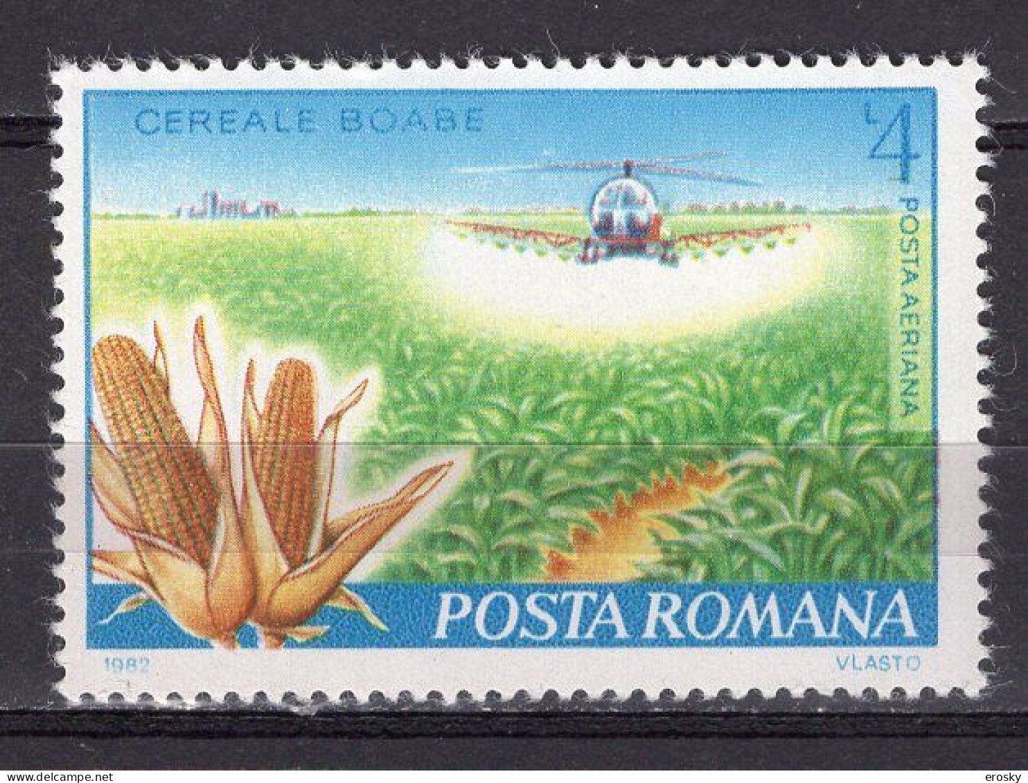 S2575 - ROMANIA ROUMANIE AERIENNE Yv N°282 ** AGRICULTURE - Ungebraucht