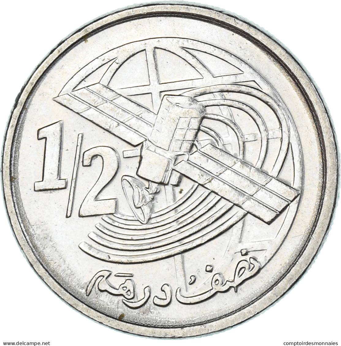 Monnaie, Maroc, 1/2 Dirham, 2002 - Morocco