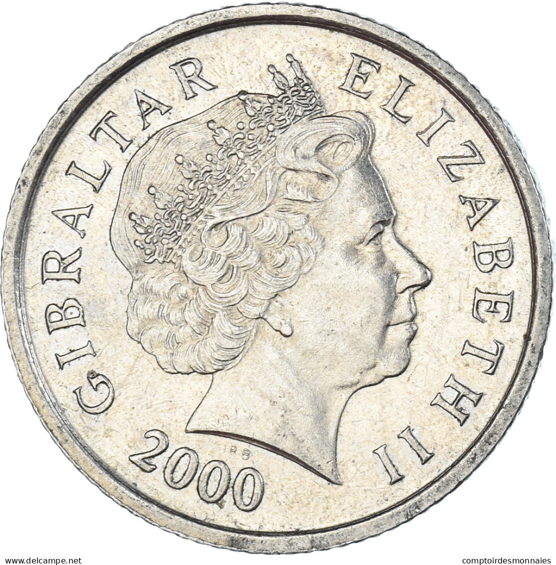 Monnaie, Gibraltar, 10 Pence, 2000 - Gibraltar