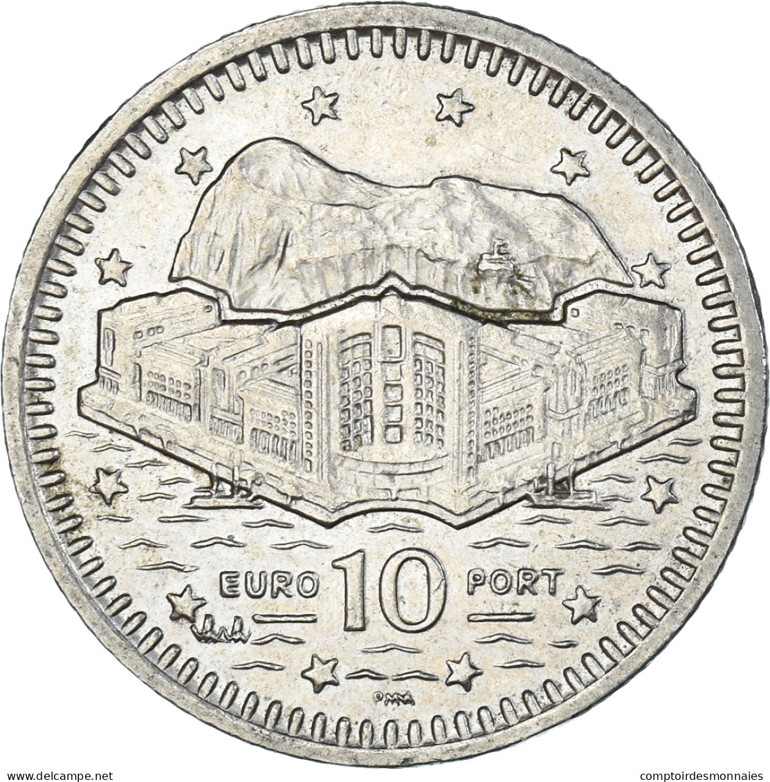Monnaie, Gibraltar, 10 Pence, 2000 - Gibilterra