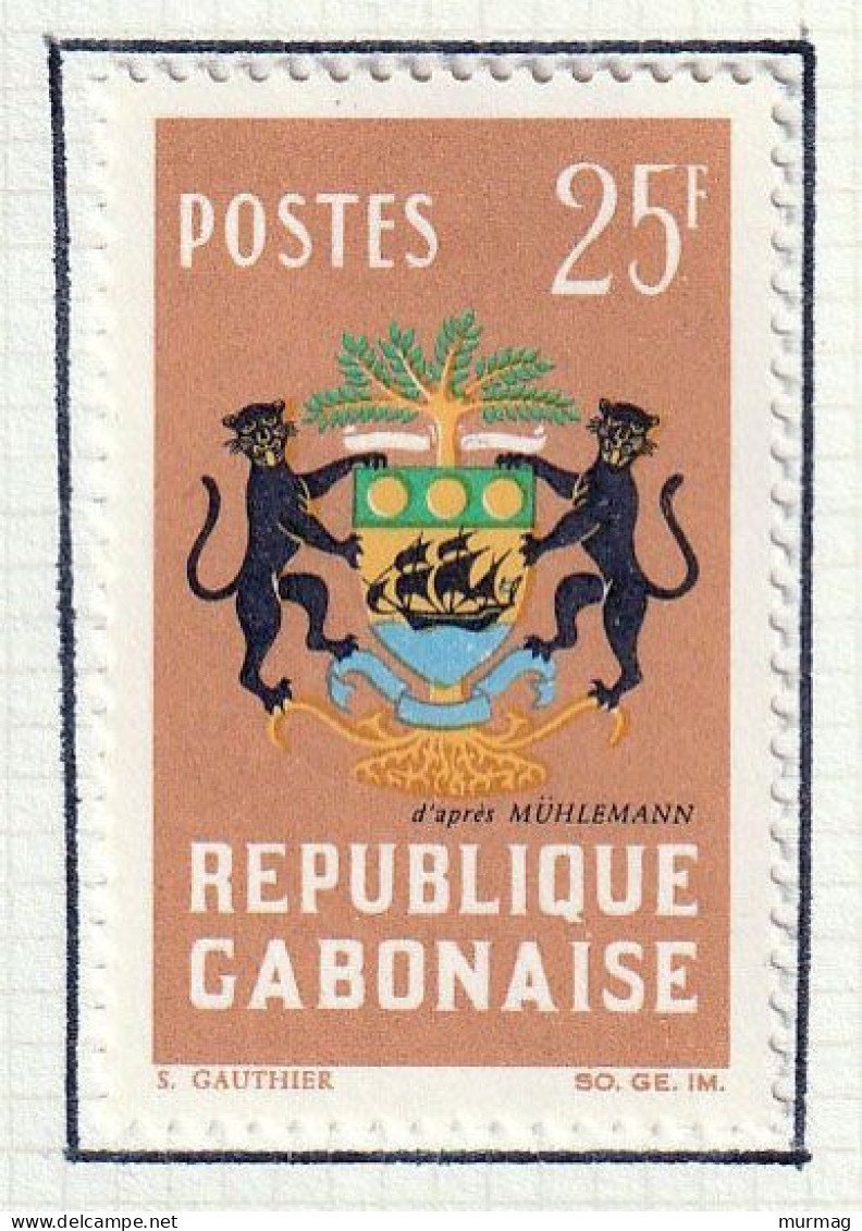 GABON - Armoiries - Y&T N° 170 - 1964 - MH - Gabon (1960-...)