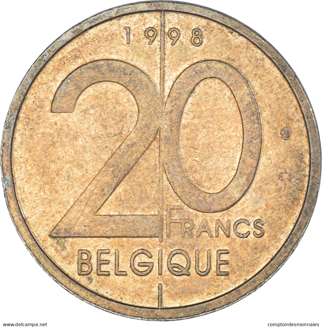Monnaie, Belgique, 20 Francs, 20 Frank, 1998 - 20 Frank