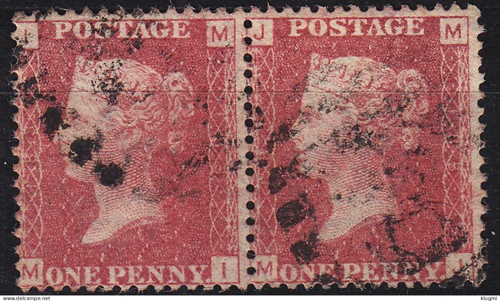 ENGLAND GREAT BRITAIN [1858] MiNr 0016 Pl 188 ( O/used ) [02] 2er - Used Stamps