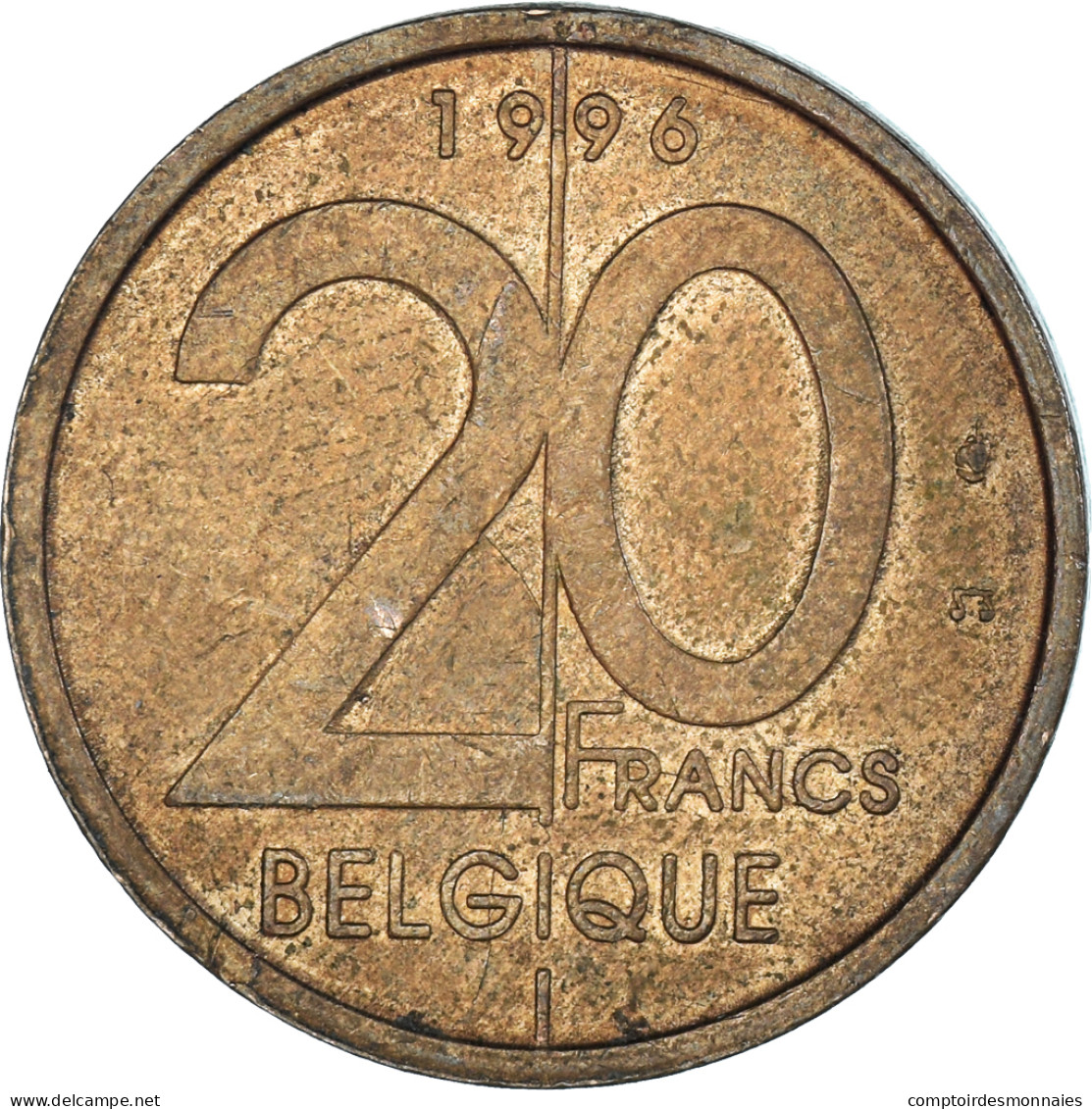 Monnaie, Belgique, 20 Francs, 20 Frank, 1996 - 20 Francs